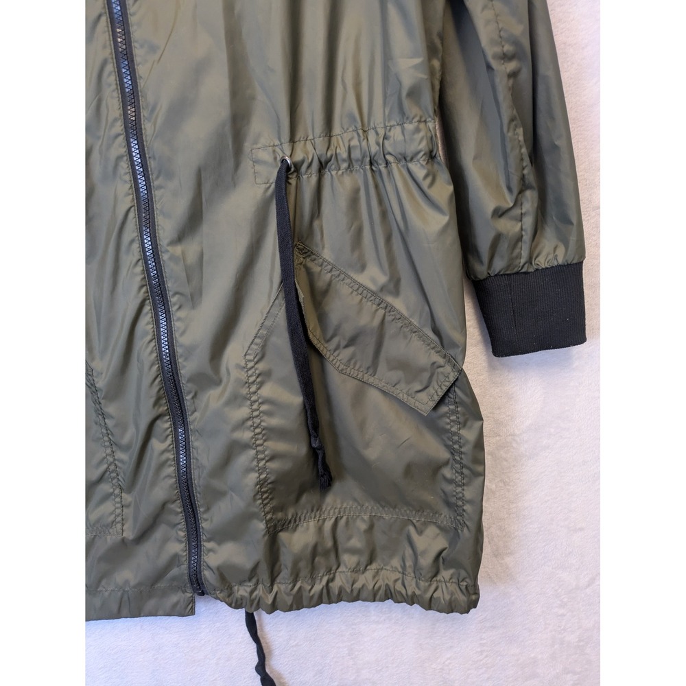 BB Dakota Women's Size S Green‎ Anorak Jacket Hooded - Picture 6 of 10